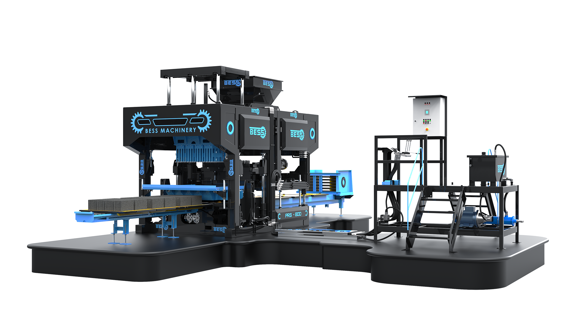 PRS 800 Yarı Otomatik Briket Makinesi - Beyazli Group