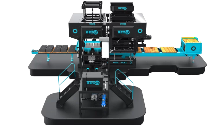 PRS800 SemiAutomatic Hollow BlockMakingMachine 993p45xia7w2