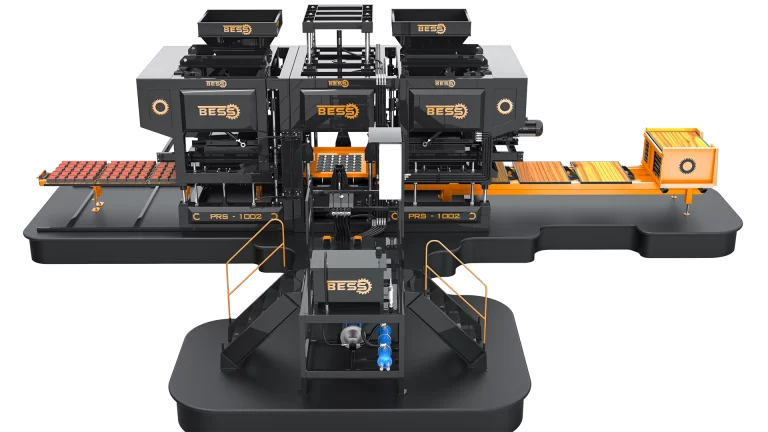PRS1002 SemiAutomatic PavingBlockMakingMachine m09z1px122d6