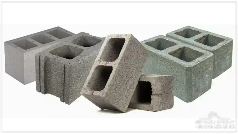 polystyrene concrete blocks A003